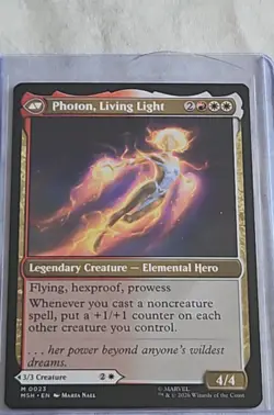 Monica Rambeau Marvel Super Heroes , Double Sided, Magic the Gathering,MTG *NEW* - Image 2