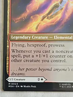 Monica Rambeau Marvel Super Heroes , Double Sided, Magic the Gathering,MTG *NEW* - Image 4