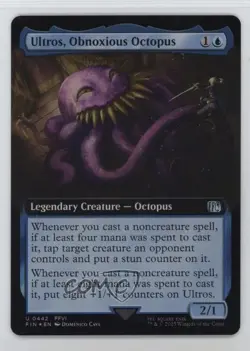 Ultros Obnoxious Octopus (Extended Art) Foil Magic: Final Fantasy FIN #0442 - Image 1
