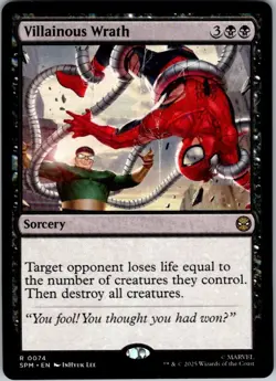 Marvel's Spider-Man Villainous Wrath #74 Rare -Magic_the_gathering - Image 1