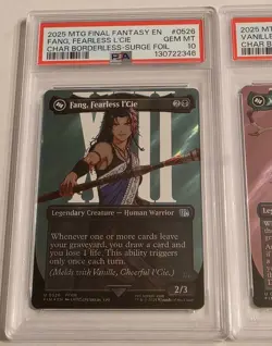 Fang & Vanille Surge Foil Final Fantasy Pair of Sequential PSA 10s! - Image 4