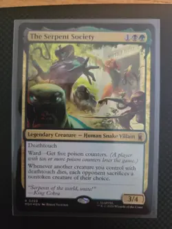 Magic: The Gathering Marvel The Serpent Society Foil Rare #0226 MTG MSH - Image 1