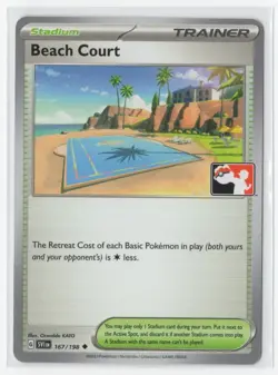 Pokemon Prize Pack Series 3 / 4 Beach Court 167/198 - PLAY STAMPED - Image 1
