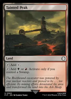 NM Tainted Peak, MTG, Fallout, Magic the Gathering, 300 - Image 1