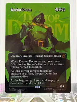Marvel Super Heroes - MTG - Doctor Doom Borderless 0365 Foil - Image 1