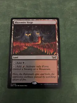 Blazemire Verge #256 (NM) Duskmourn DSK Magic MTG - Image 1