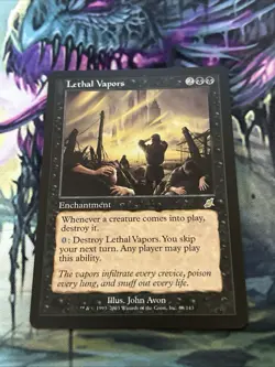 Magic The Gathering Scourge Lethal Vapors #68/143 MTG Near Mint - Image 1