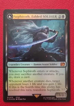 Sephiroth, Fabled SOLDIER Final Fantasy Foil - Image 1