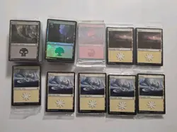 Mtg Sealed Land From Bundles - Lot Of 10 - Image 1