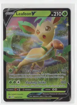 Pokemon Black Star Promo SWSH194 Leafeon V - Image 1