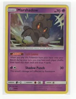 Pokemon Sun and Moon Black Star Promo SM85 Marshadow - Image 1