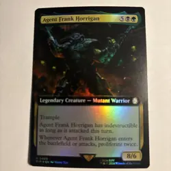 MTG Magic The Gathering Agent Frank Horrigan Foil PIP Rare 405 - Image 1