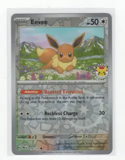 Pokemon Day 2025 Reverse Cosmos Holo 074/131 Eevee - Image 1