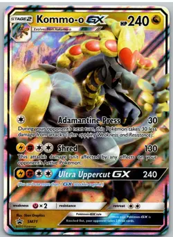 Kommo-o GX - SM71 Holo Promo Sun & Moon Promo Pokemon - Image 1