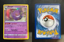 Gengar - 085/202 Holo Pokemon SWORD & SHIELD Holo Rare - NEAR MINT - Image 3