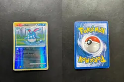 Azumarill - 18/130 Reverse Holo Pokemon DIAMOND & PEARL Rare - HEAVILY PLAYED - Image 3