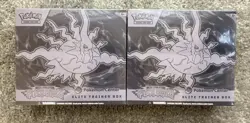 Lot Of 2 Pokemon Pitch Black Pokemon Center Elite Trainer Box ETB Ships Fast! - Image 1