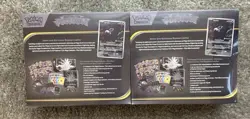 Lot Of 2 Pokemon Pitch Black Pokemon Center Elite Trainer Box ETB Ships Fast! - Image 2
