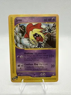 Jynx 18/147 Aquapolis Non-Holo Rare Vintage Pokemon Card (LP) - Image 1