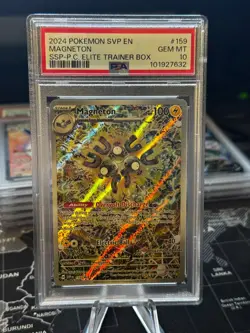 Magneton #159 Pokemon Center ETB Surging Sparks Promo 2024 - PSA 10 GEM MINT - Image 1