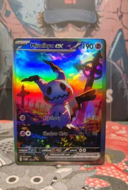 Mimikyu Custom Made Pokemon Card ACG Kawaii Holofoil. Only 1 available - Image 1