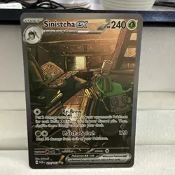 Pokemon Sinistcha ex 210/167 SV06 Twilight Masquerade Special Illus Rare Holo - Image 1