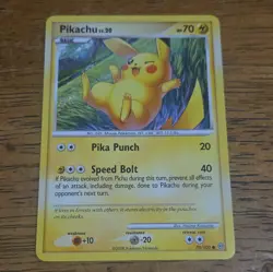 Pikachu 70/100 Common Stormfront Pokemon LP 70/100 - Image 1