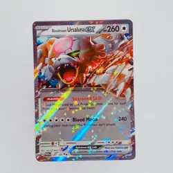 Pokemon Bloodmoon Ursaluna ex, 141/167, SV06: Twilight Masquerade, Double Rare H - Image 1