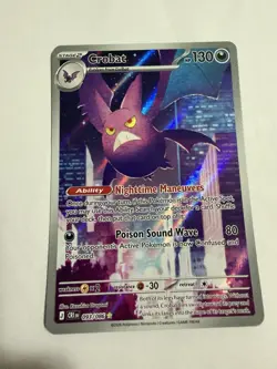 Crobat 093/086 Chaos Rising Pokemon TCG Card Illustration Rare 93 NM Holo IR - Image 1