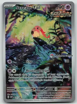 Pokemon Scream Tail (Pokemon Center) 065 Scarlet & Violet Promo Holo NM - Image 1