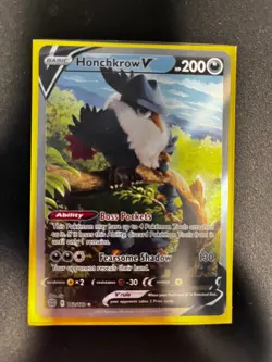 Pokemon TCG Honchkrow v Alt Art 162/172 Brilliant Stars - Image 1