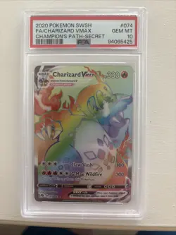 Pokemon TCG Charizard VMAX Darkness Ablaze Full Art 2020 SWSH03 - Image 1