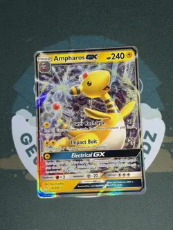 Pokemon TCG Ampharos GX Team Up 43/181 Holo Ultra Rare NM/M - Image 1