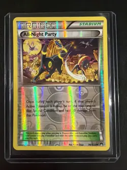 Pokemon TCG All Night Party XY Breakpoint 96/122 Reverse Holo Umbreon cameo - Image 1