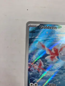 Goldeen 087/084 - Pokemon TCG - Pitch Black Illustration Rare Holo Water Type - Image 2