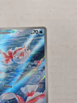 Goldeen 087/084 - Pokemon TCG - Pitch Black Illustration Rare Holo Water Type - Image 3