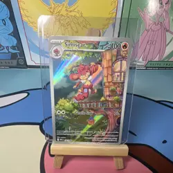Pokemon TCG Simisear 100/198 Scarlet & Violet Rare Holo EN 2023 100HP - Image 1