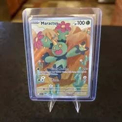 Maractus Illustration Rare Black Bolt 093/086 NM Pokemon - Image 1