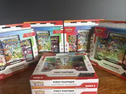 Pokemon First Partner Illustration Collection Series 2 Sealed Lot Of 6 New - Image 1