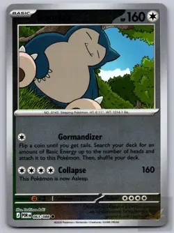 Snorlax 063/088 Common Perfect Order Pokemon Reverse Holo Near Mint - Image 1