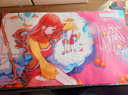 One Piece Official Playmat Nami & Zeus Bandai Fest. 24-25 No Promo Playmat Only - Image 1