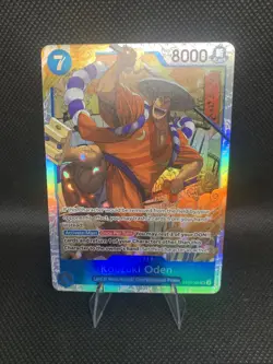 One Piece TCG Kouzuki Oden ST22-005 SR Full Art Foil NM - Image 1