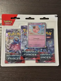 Pokemon Scarlet & Violet Temporal Forces 3-Pack Blister Box - Image 1