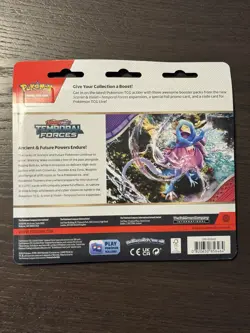 Pokemon Scarlet & Violet Temporal Forces 3-Pack Blister Box - Image 3