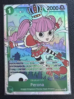 Perona OP13-034 Super Rare Legacy Of The Master One Piece TCG NM - Image 1