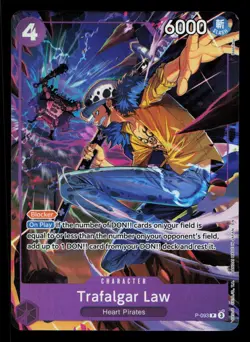 One Piece Promotion Cards #P-093 Trafalgar Law (Illustration Box Vol.6) #2 - Image 1