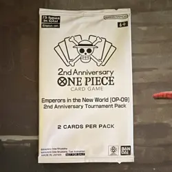 One Piece Card Game OP-09 2nd Anniversary Tournament Pack English - Image 1