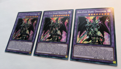 3 x RA02-EN021 Red-Eyes Dark Dragoon - SECRET RARE 1st Edition YuGiOh Playset - Image 2