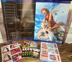 ONE PIECE Card PROMO Saikyo Jump Collection Set Paper Playmat Mini Cards JAPAN - Image 1