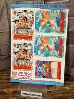 ONE PIECE Card PROMO Saikyo Jump Collection Set Paper Playmat Mini Cards JAPAN - Image 5